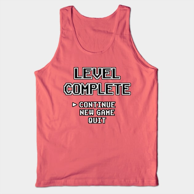 Level Complete Geburtstag 10 18 20 30 Jahre Gamer Tank Top by Kuehni